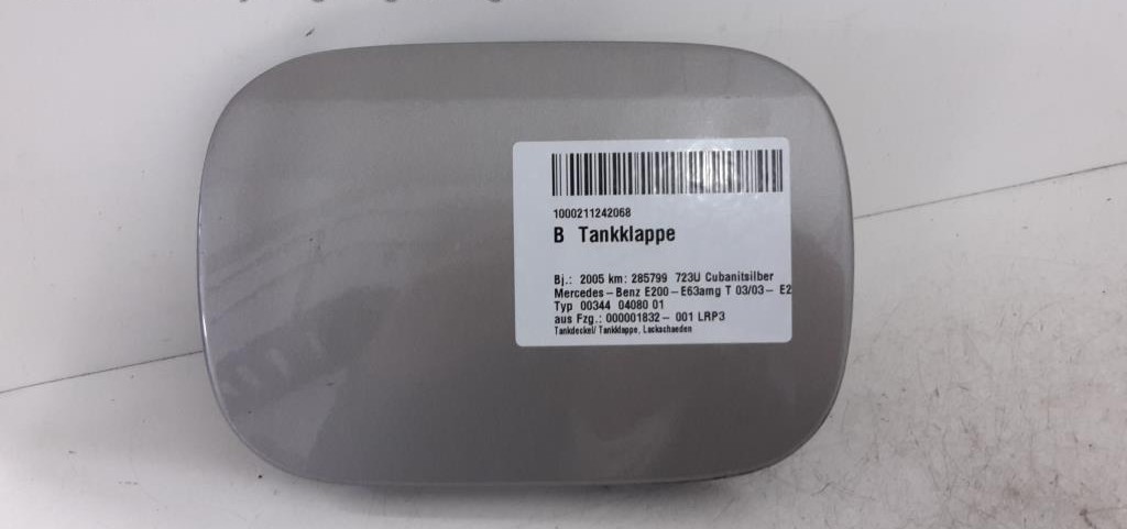 Mercedes S211 E-Klasse Tankklappe Tankdeckel CUBANITSILBER